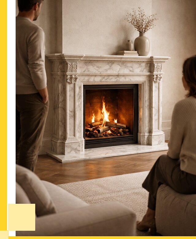 Мраморные камины под ключ в Нальчике от 259075 р. | ЭриданНль