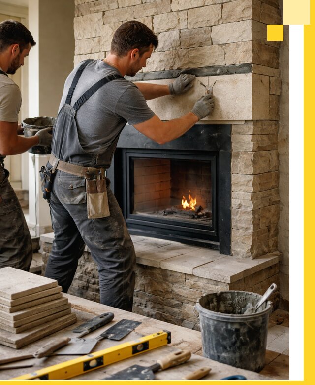 Проектирование и установка открытых каминов в Нальчике