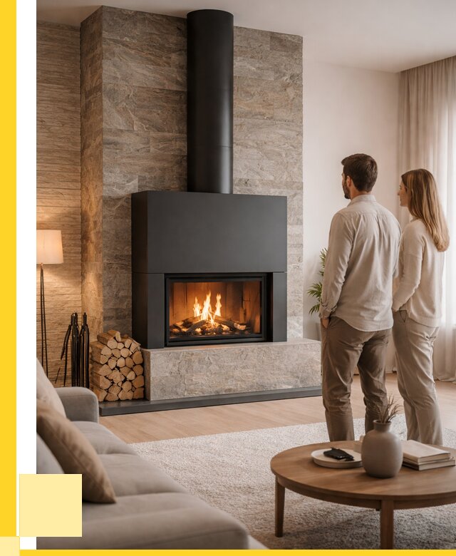 Закрытые камины под ключ в Нальчике от 124356 р., ЭриданНль