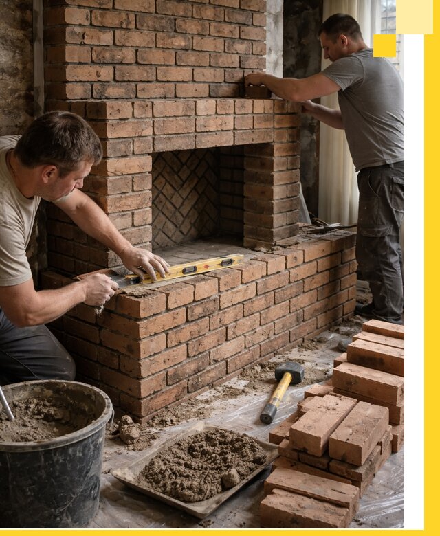 Изготовление и установка кирпичных каминов в Нальчике