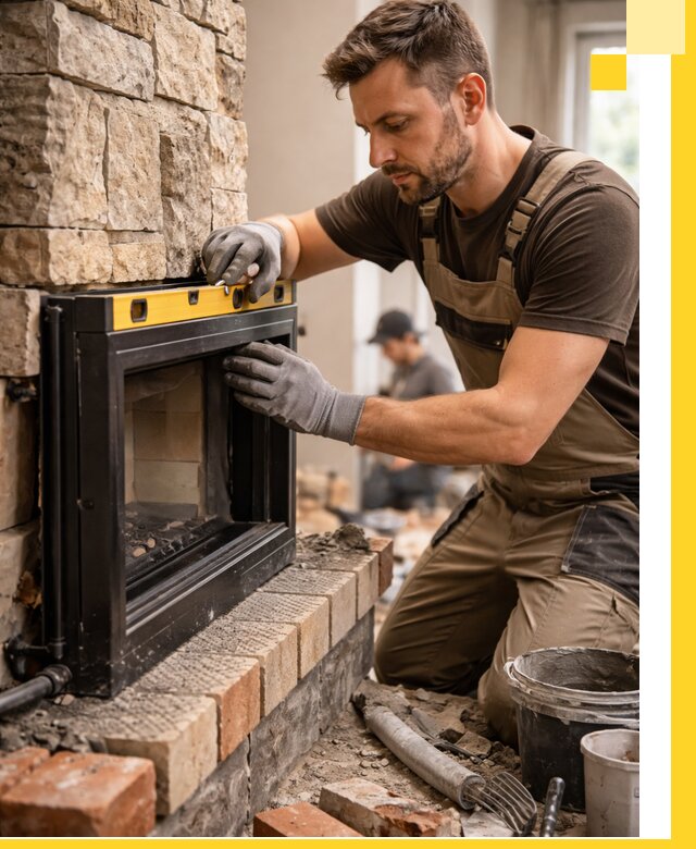 Дровяные камины под ключ в Нальчике: монтаж, обустройство