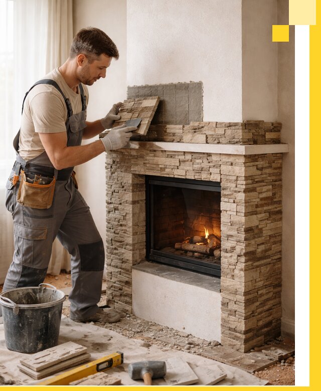 Изготовление и монтаж каминов для дома под ключ в Нальчике