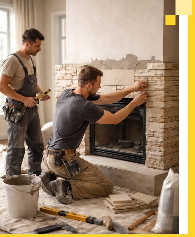 Установка и монтаж каминов для загородного дома в Нальчике