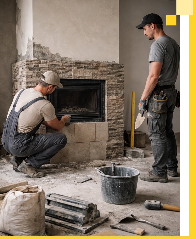 Камины под ключ в Нальчике: проект, изготовление и монтаж