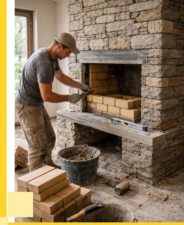 Кладка каминов и камина в Нальчике от 25908 р. ЭриданНль