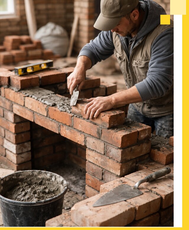 Кладка каминов под ключ в Нальчике профессиональная отделка и монтаж