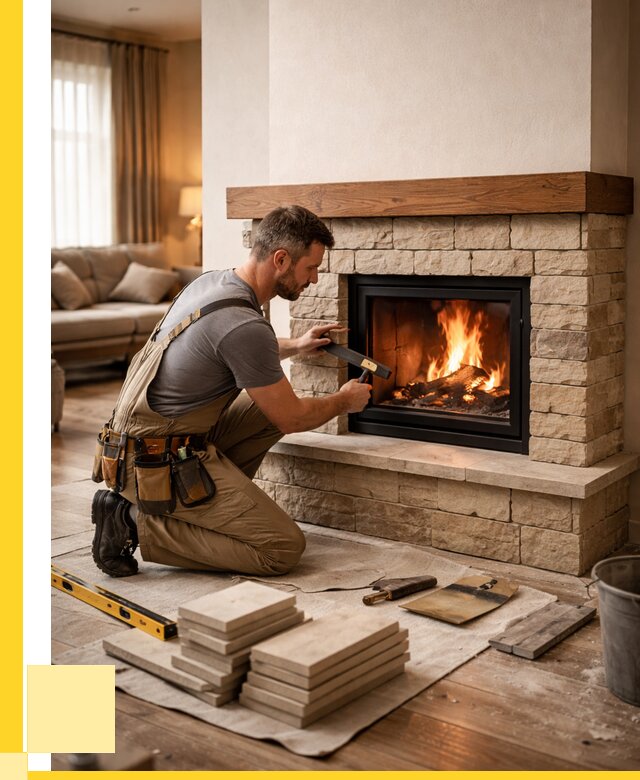 Строительство каминов в Нальчике от 155445 р., ЭриданНль - под ключ