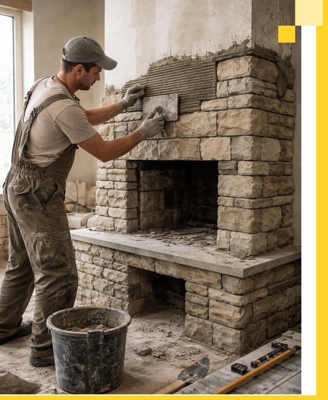 Строительство каминов под ключ в Нальчике от проектирования до монтажа