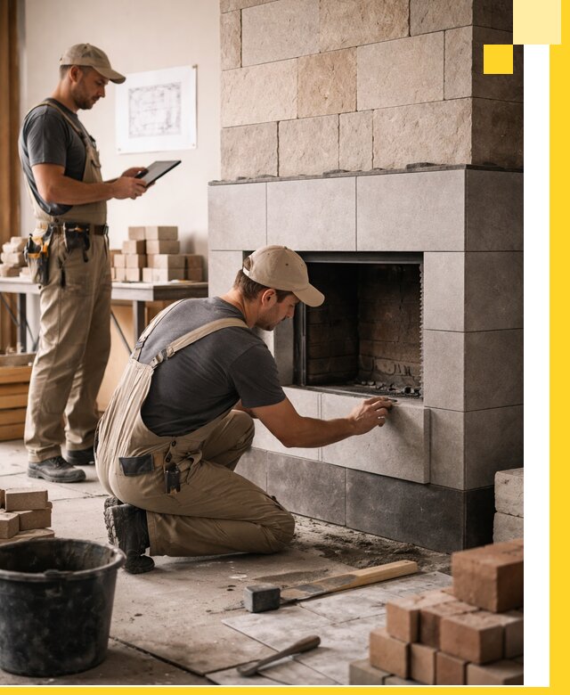 Индивидуальные проекты каминов и каминных систем в Нальчике