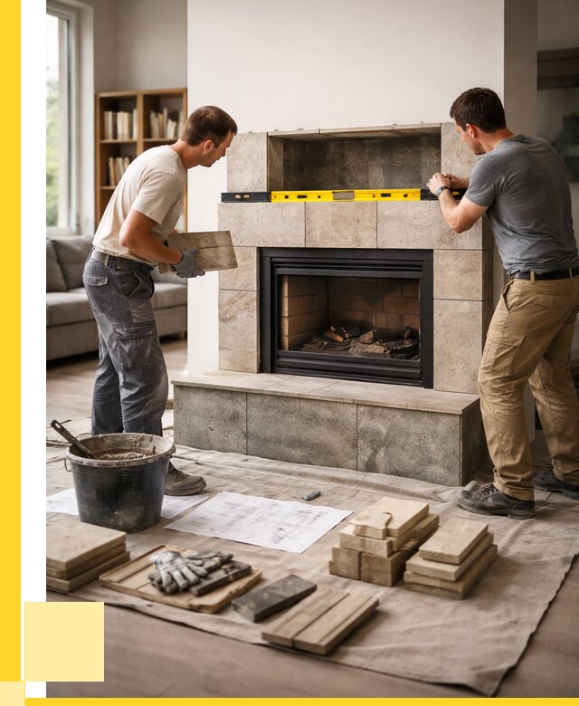 Монтаж каминов и установка в Нальчике от 46634 р. | ЭриданНль