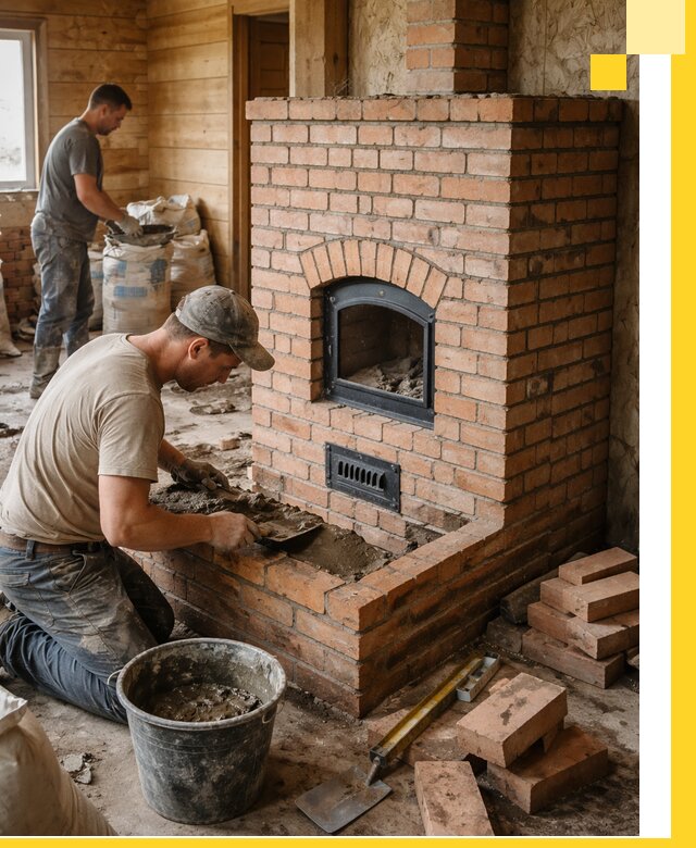 Профессиональное строительство печей в Нальчике под ключ