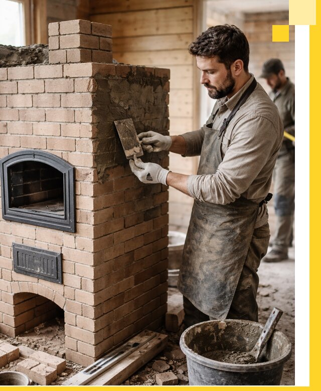 Изготовление и установка печей-шведок под ключ в Нальчике