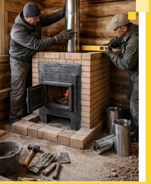 Проектирование, изготовление и установка банных печей в Нальчике