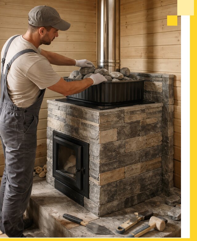 Печи для парной в Нальчике, производство, монтаж и обслуживание