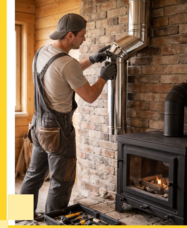Монтаж дымоходов для печей в Нальчике от 7772 р. | ЭриданНль