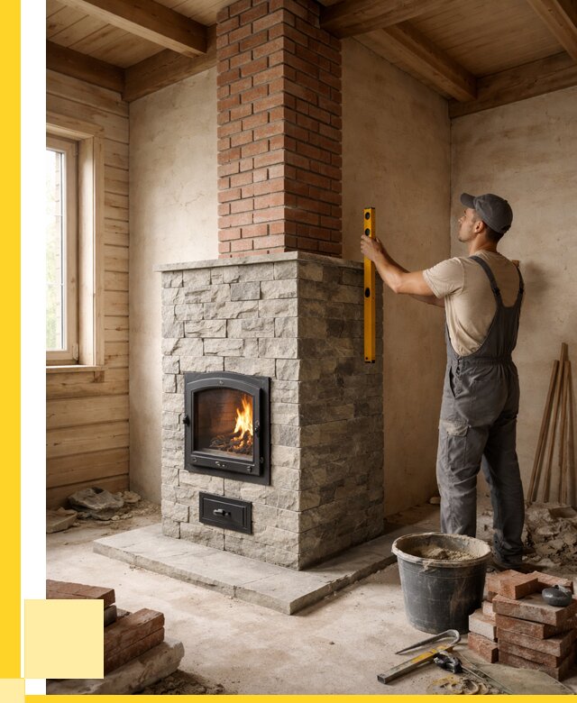 Печи и дымоходы под ключ в Нальчике от 46634 р., ЭриданНль