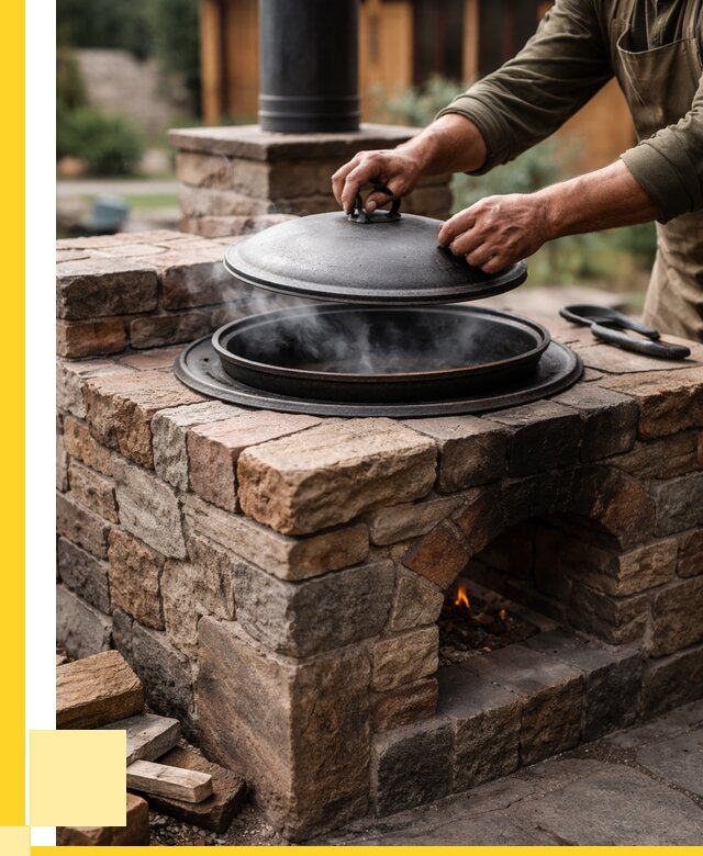 Печи для казана в Нальчике по цене от 18653 р. | ЭриданНль