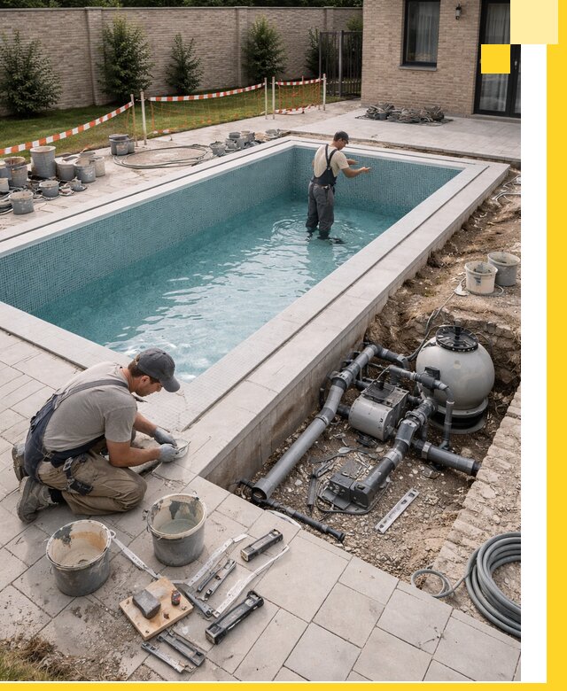 Строительство бассейнов под ключ в Нальчике: проекты и монтаж