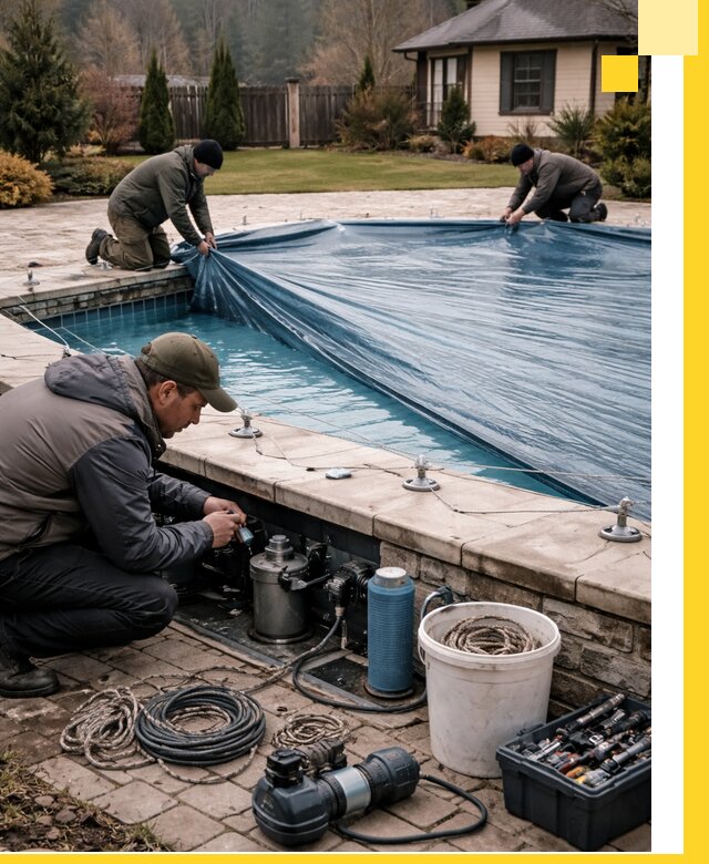 Консервация бассейнов в Нальчике: подготовка к длительному хранению