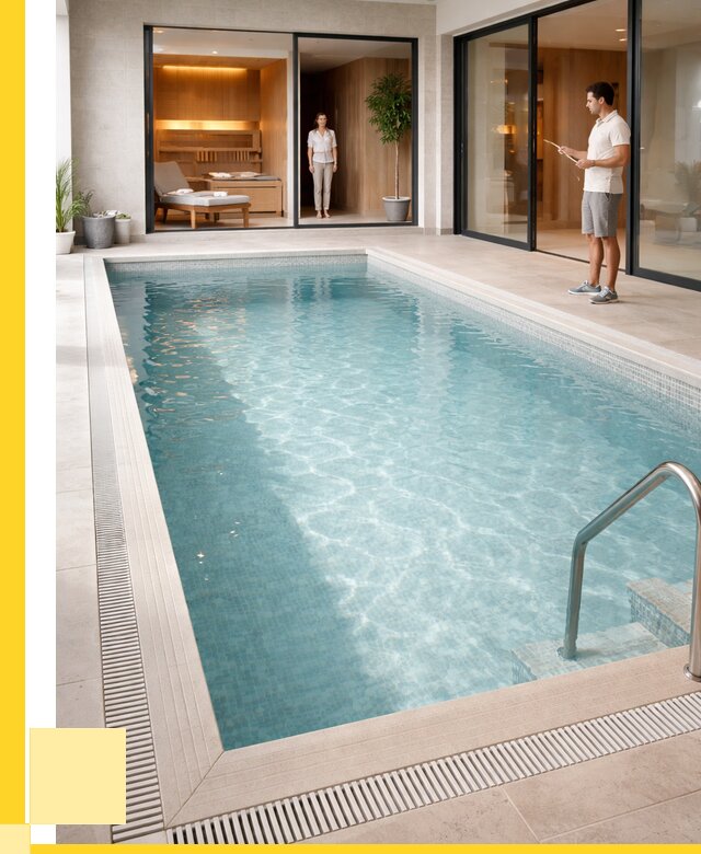 Отделка бассейна пленкой ПВХ в Нальчике от 3627 р. - ЭриданНль