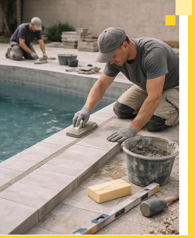 Отделка бассейнов в Нальчике: декоративная отделка и гидроизоляция