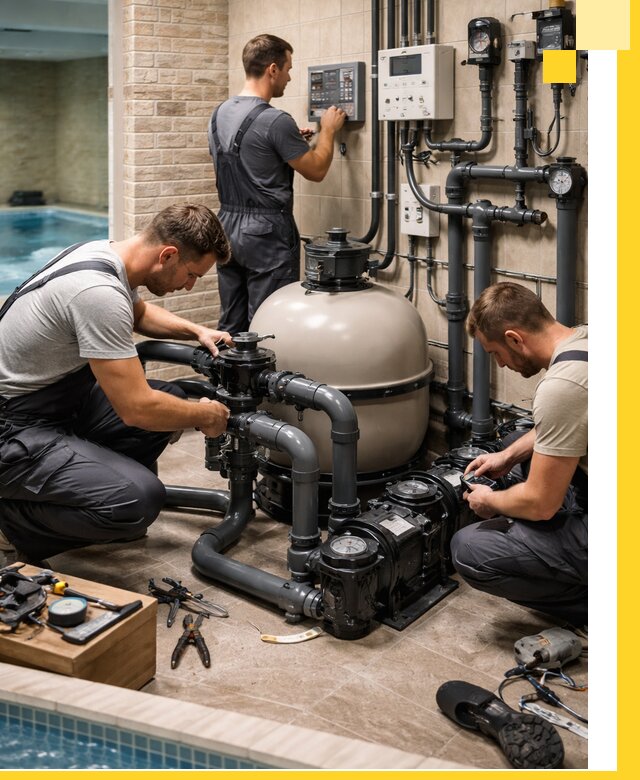 Комплексное оборудование для бассейнов под ключ в Нальчике