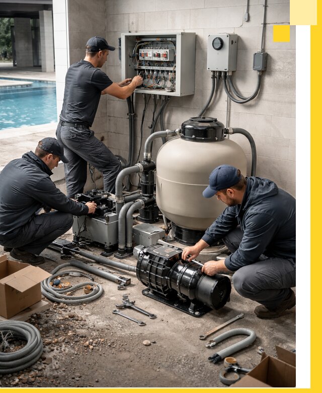 Профессиональный монтаж оборудования для бассейнов в Нальчике