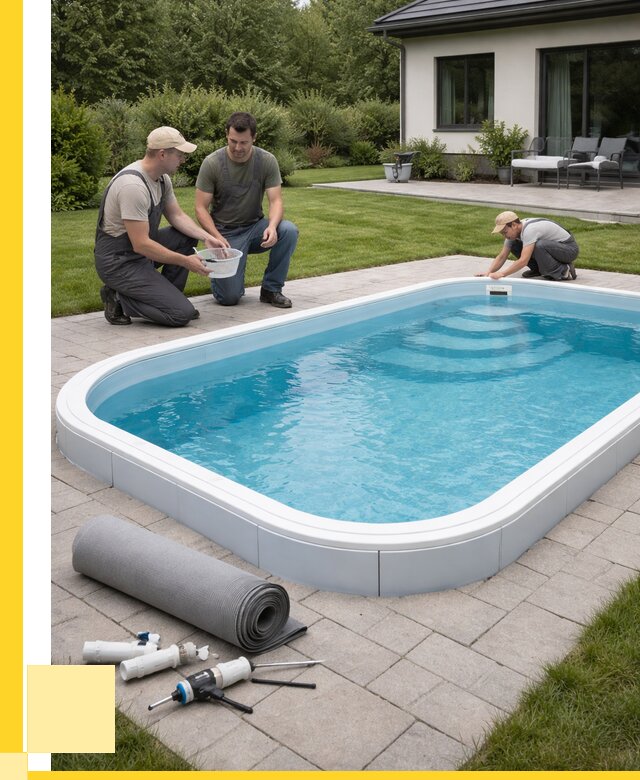 Пластиковый бассейн купить в Нальчике от 259075 р., ЭриданНль