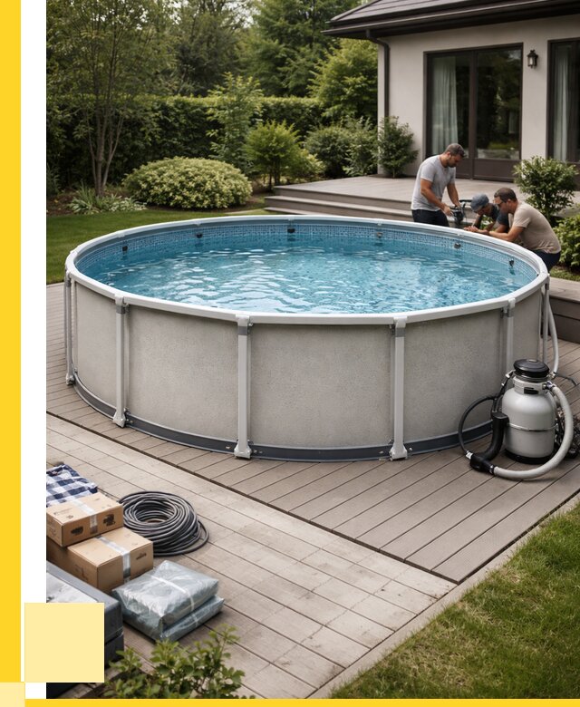 Купить каркасные бассейны в Нальчике от 46634 р. | ЭриданНль