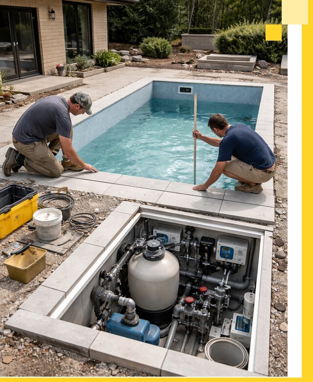 Строительство качественных домашних бассейнов под ключ в Нальчике