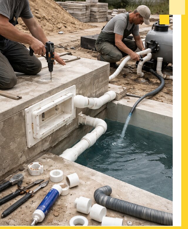 Строительство скиммерных бассейнов под ключ в Нальчике