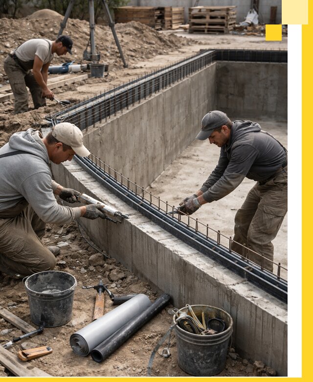 Качественный монтаж чаши бассейна в Нальчике под ключ с гарантией