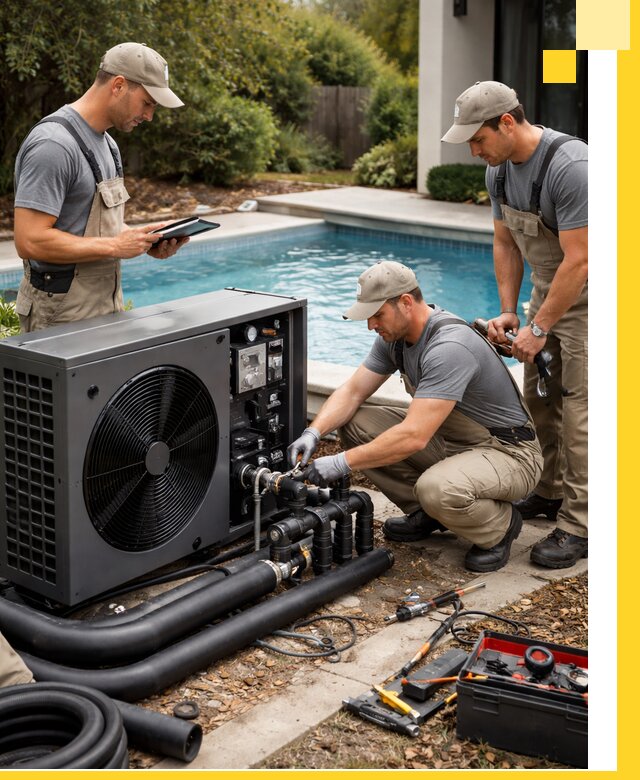 Проектирование и установка тепловых насосов для бассейнов в Нальчике