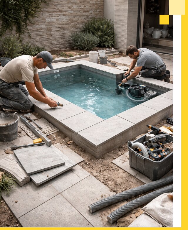 Мини бассейны под ключ в Нальчике, дизайн и установка