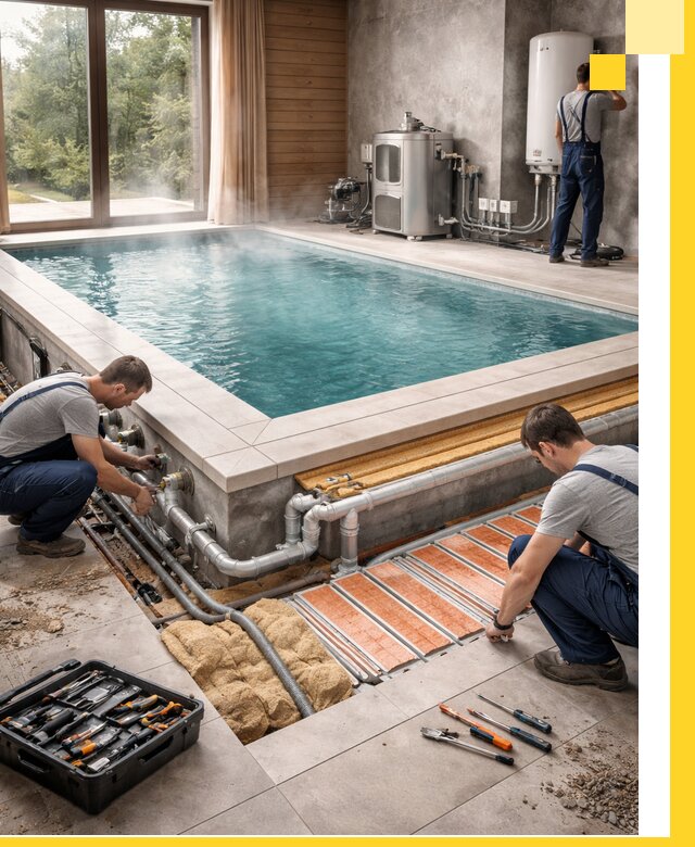 Проектирование и строительство тёплых бассейнов в Нальчике