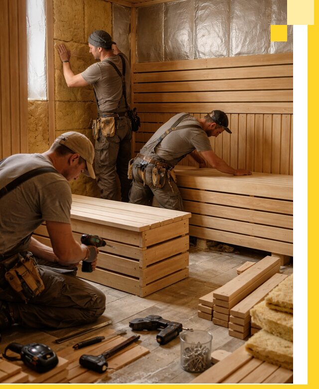 Профессиональное строительство саун под ключ в Нальчике