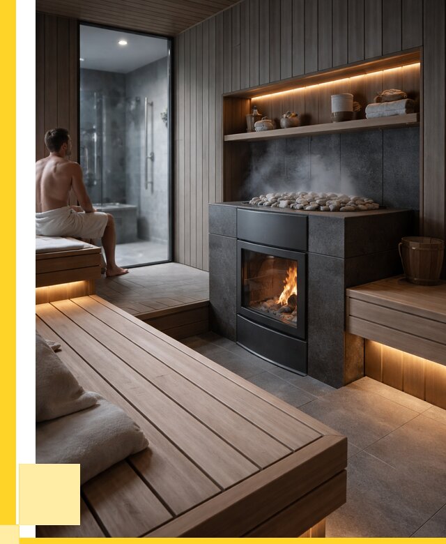 Проект сауны в частном доме в Нальчике от 36271 р. | ЭриданНль