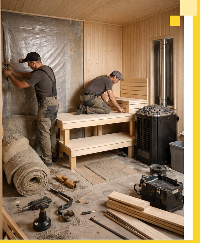 Проекты саун под ключ в Нальчике дизайн и строительство