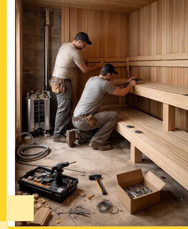 Монтаж саун под ключ в Нальчике от 124356 р. | ЭриданНль