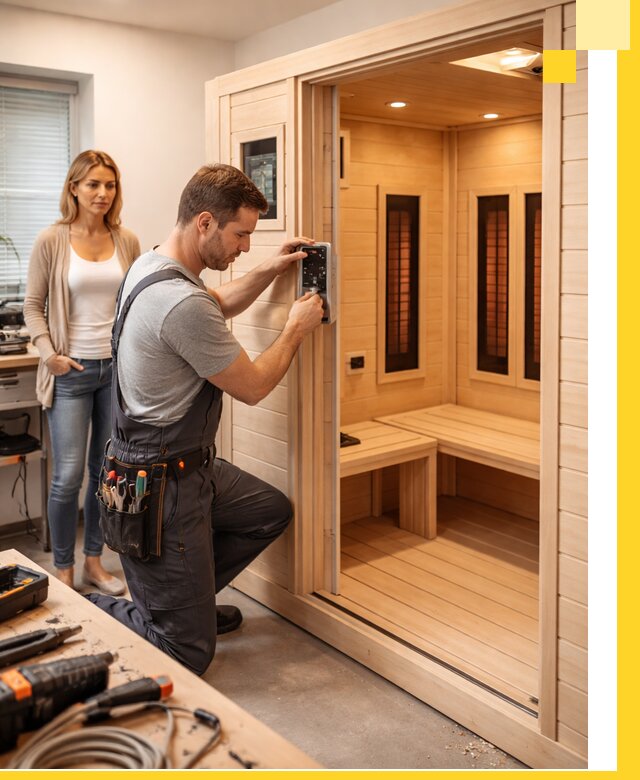 Инфракрасные сауны под ключ в Нальчике продажа и установка