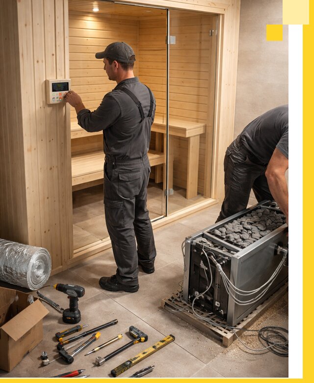 Поставка, установка и монтаж электрических саун в Нальчике