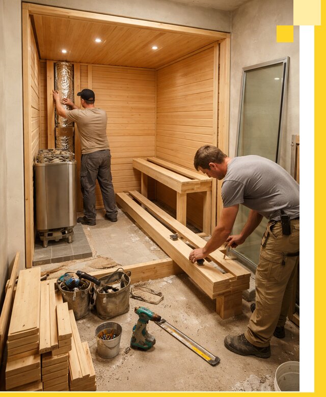 Проектирование и установка домашних саун под ключ в Нальчике