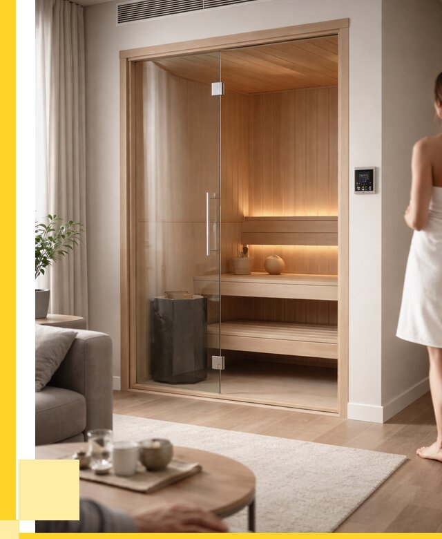 Сауна в квартире под ключ в Нальчике от 124356 р. ЭриданНль