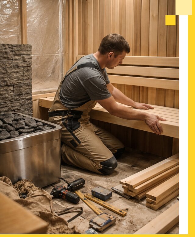 Сауны для дома под ключ с проектированием и монтажом в Нальчике