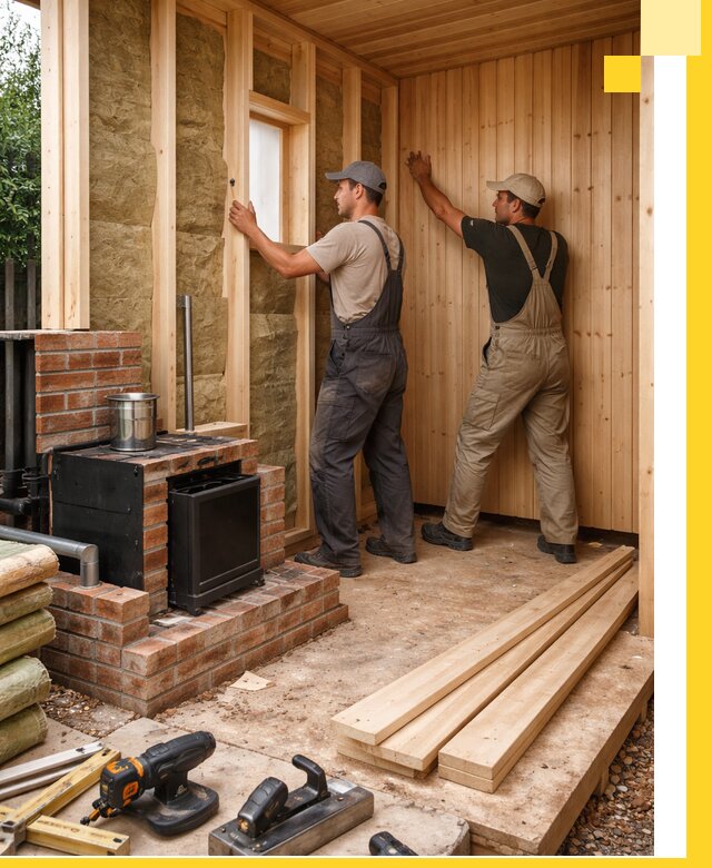 Строительство и установка дачных саун под ключ в Нальчике