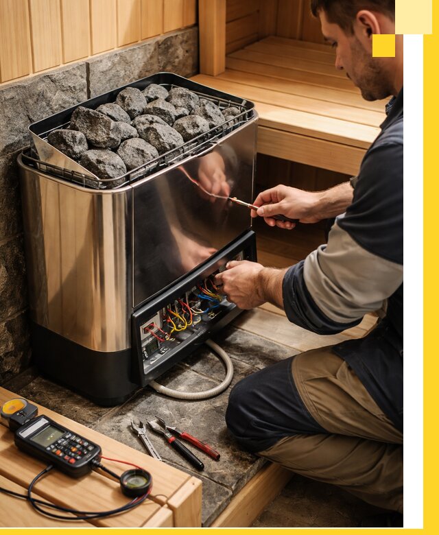 Продажа и установка электрокаменок для саун в Нальчике