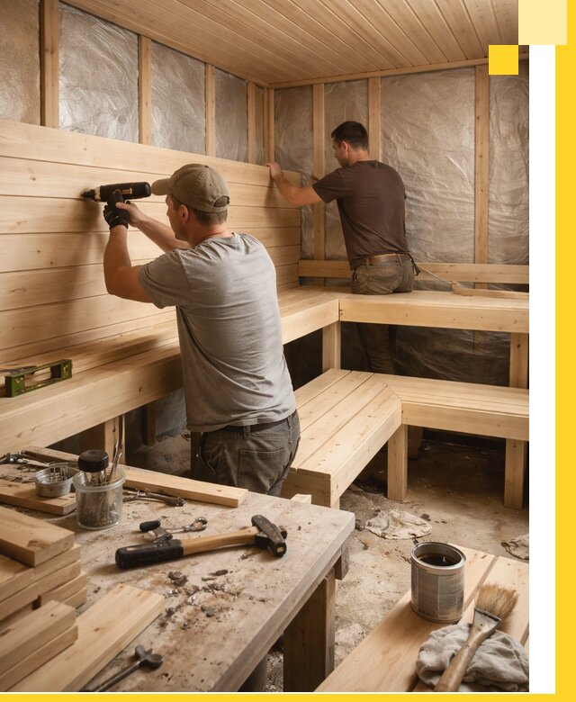 Профессиональная отделка бань и саун под ключ в Нальчике