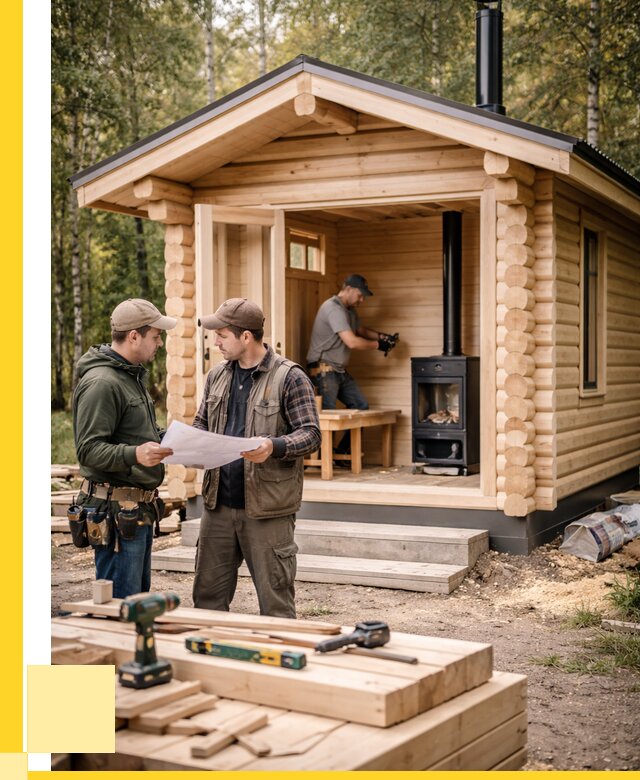 Монтаж бань под ключ в Нальчике — от 207260 р. | ЭриданНль