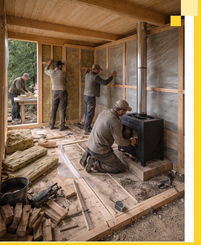 Профессиональный монтаж бань под ключ в Нальчике для дома