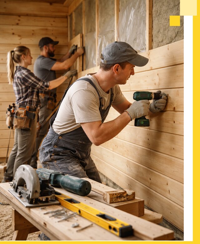 Обшивка бань под ключ в Нальчике: отделка стен и потолков